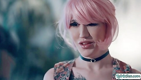 Shemale anal deepthroat anal action with shemale.