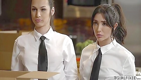 Small tits brunette gets fucked on bed by her boyfriend