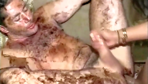 Busty shemale milf with a great body gets a good sex