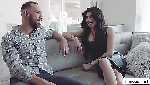 Busty brunette babe got her ass fucked deep and got a handjob