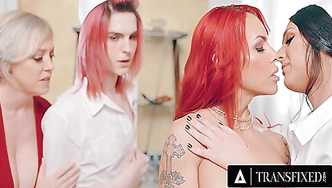 Nurse with a big booty enjoys foursome with several boys