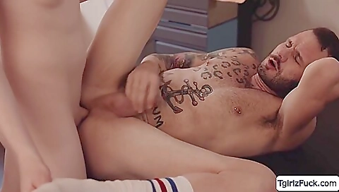 Busty blonde gets fucked in the anal after foot fetish