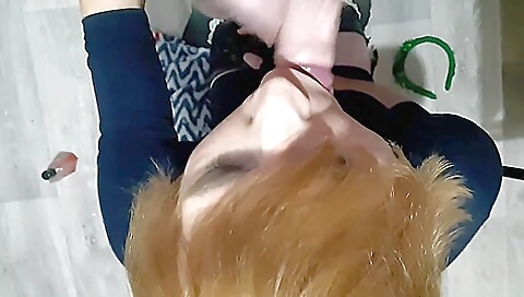 Busty brunette Shemale shows her nice ass and a juicy pussy